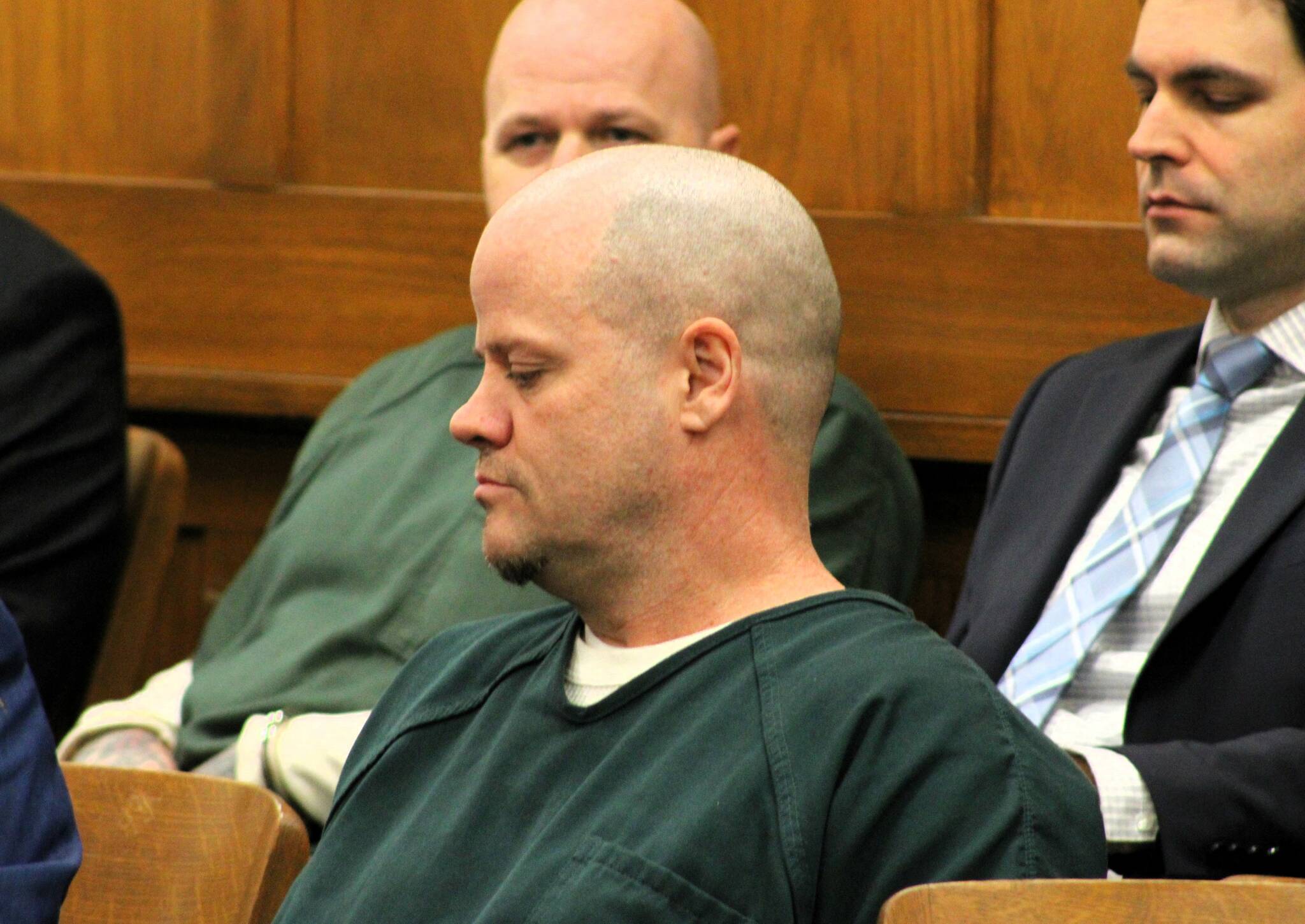 Elisha Meyer/Kitsap News Group photos
Johnny Watson and his brother Robert sitting behind him to his right hear statements from the victims families before receiving their sentences.